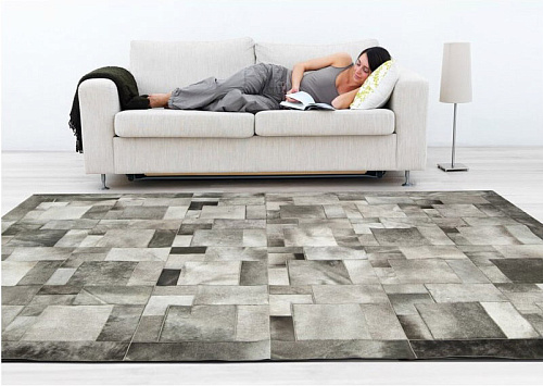 Puzzle col.10 koeienhuid vloerkleed