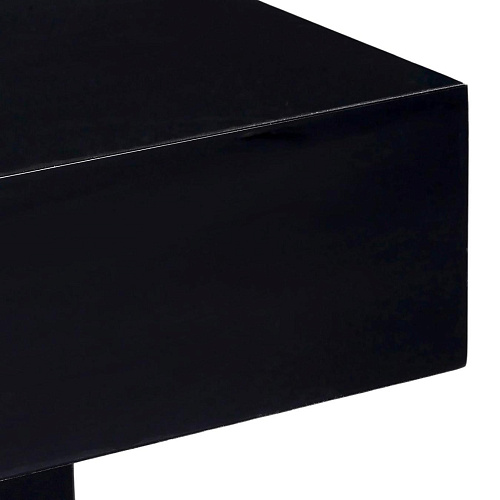 Loft zwart klein salontafel