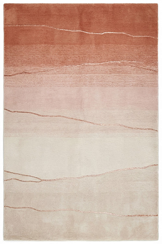 Horizon Gradient Rose handgemaakt vloerkleed
