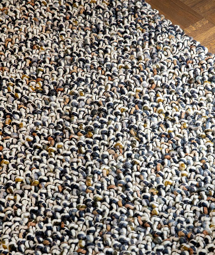 Marble carbon vloerkleed
