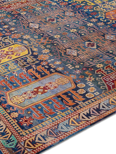 Original Natural Blue luxe vloerkleed