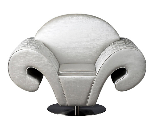 Silhouette witte draaibare fauteuil