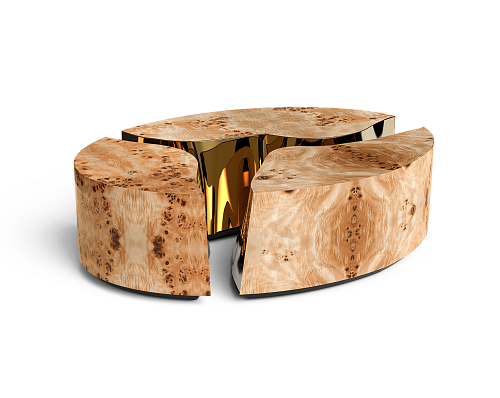 Fissure ovale populieren salontafel