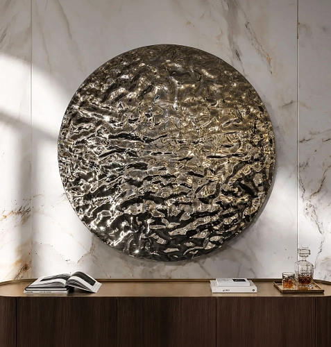Gong decoratieve wandspiegel