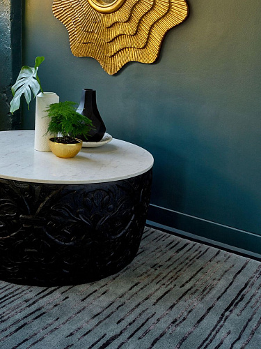 Slub charcoal tapijt