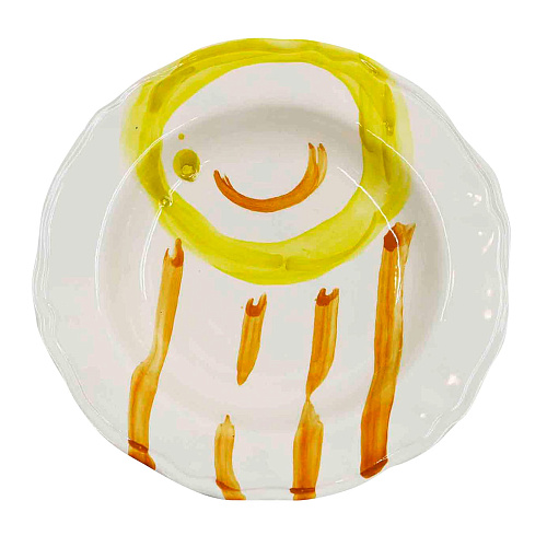 Handgemaakte keramische bord