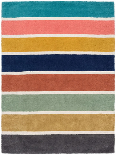 Striped Spectrum design vloerkleed