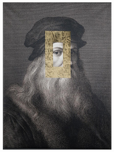 Leonardo Portrait wandpaneel