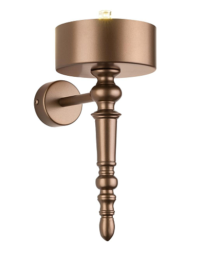 Wandlamp in Anodische Metallic Afwerking