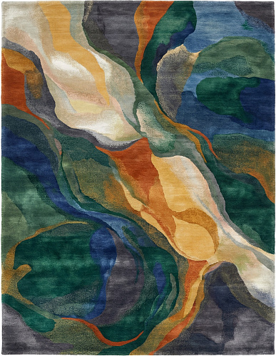 Jade Current vloerkleed