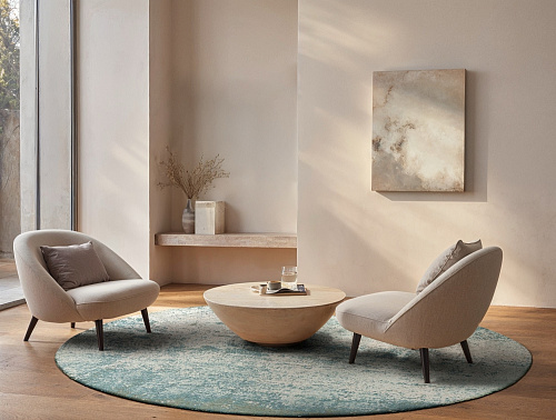 Neptune rond vloerkleed