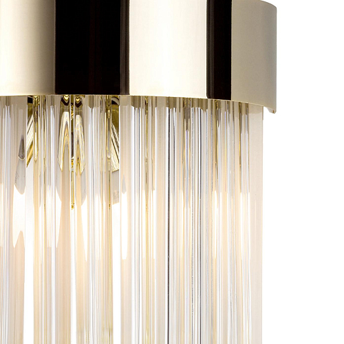 Gouden Triedro Glas Regen Wandlamp