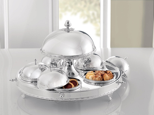 Royal zilveren middag theeset