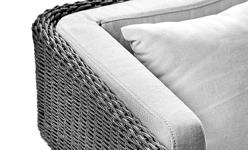 Crown grijze tuinfauteuil