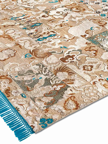 Dragon luxe handgeknoopt vloerkleed