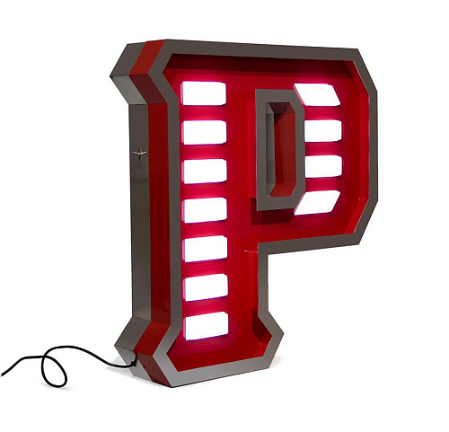 Precious Letter P lamp