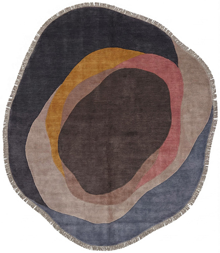 Organic Orbit Midnight vloerkleed