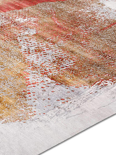 Gold Coral handgeknoopt vloerkleed