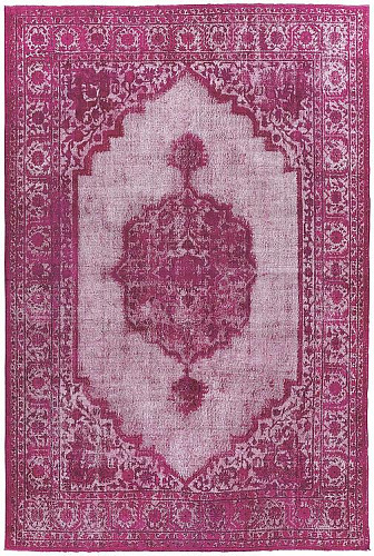 Fuchsia vintage tapijt