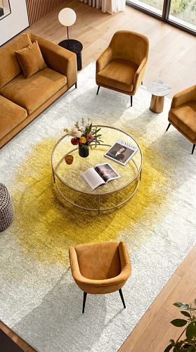 Drop Gold Moss vloerkleed