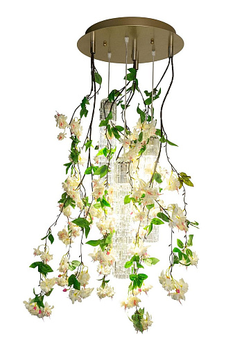 White Cascade kleine kroonluchter