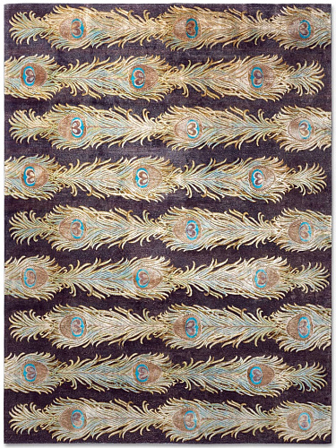 Feathers Lane handgemaakte luxe vloerkleed