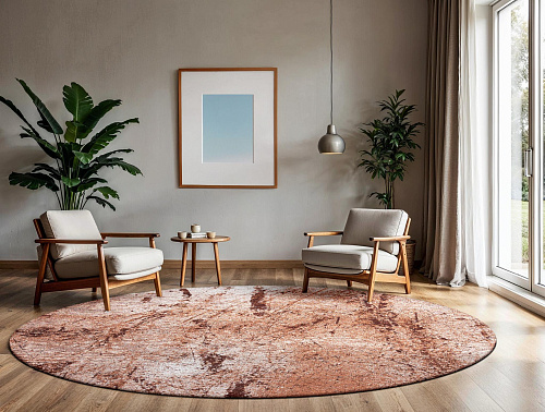 Tandoori rond vloerkleed