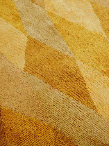 Losanghe ubriache goud designer vloerkleed