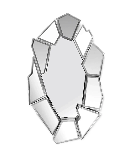 Shatter zilveren spiegel