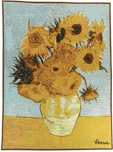 The Sunflowers van Van Gogh wandtapijt