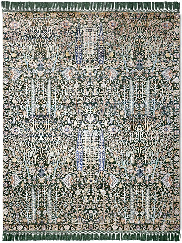 Pine Garden Green luxe vloerkleed