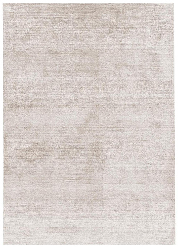 Gebroken wit bamboe zijde tapijt