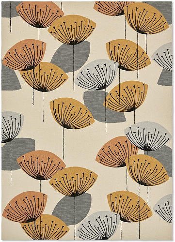 Dand. clocks och/sil outdoor tapijt