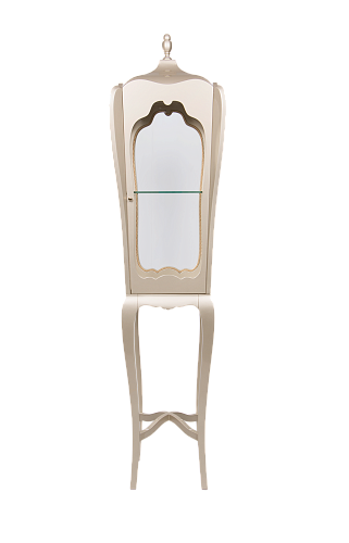 Empire smalle crème vitrinekast