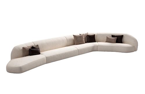 Modulaire bank met verborgen voeten