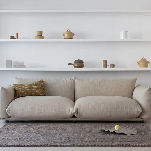 Craft plait steen vloerkleed