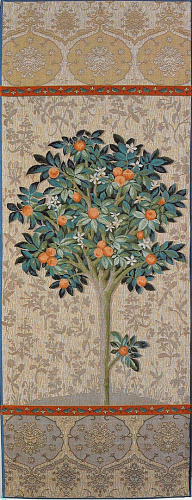Natural Orange Tree wandtapijt