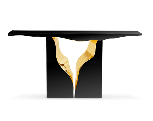 Fissure zwarte console