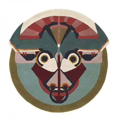 Zodiac stier cirkel rond vloerkleed