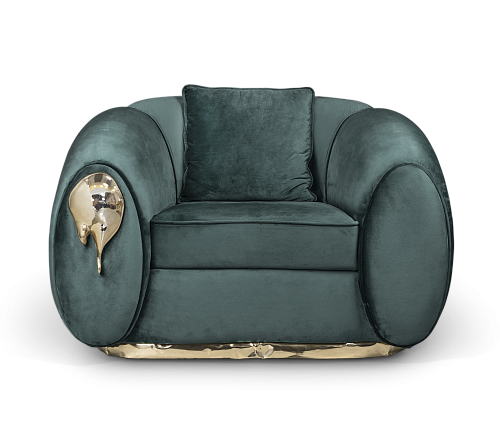 Solara groene luxe fauteuil