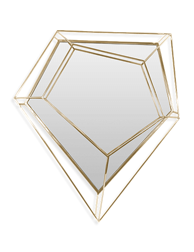 Lustre kleine wandspiegel