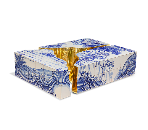 Fissure tegel salontafel