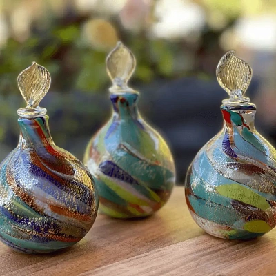 Decoratieve potten en flessen