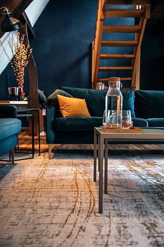 Columbus Gold vloerkleed