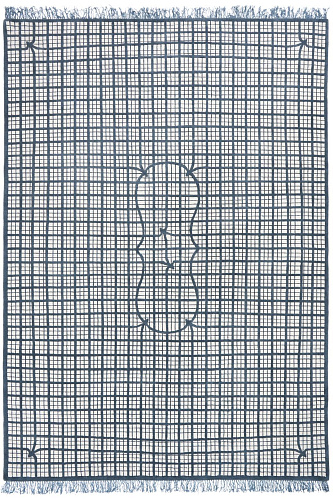 Decoro elastico designer handgeweven vloerkleed