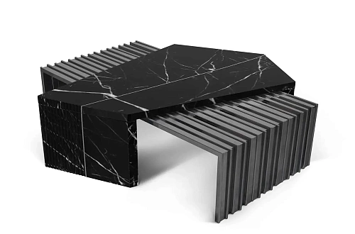 Monarch zwarte salontafel