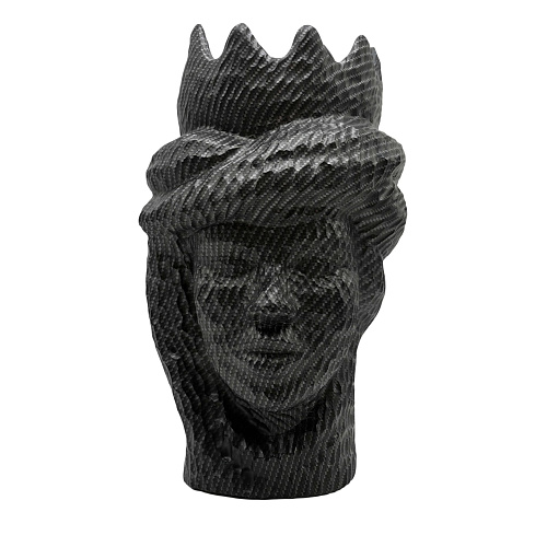 Moor's Head grijze sculptuur