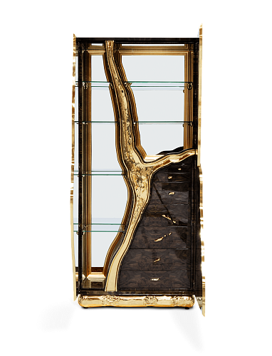 Fissure walnoten kast