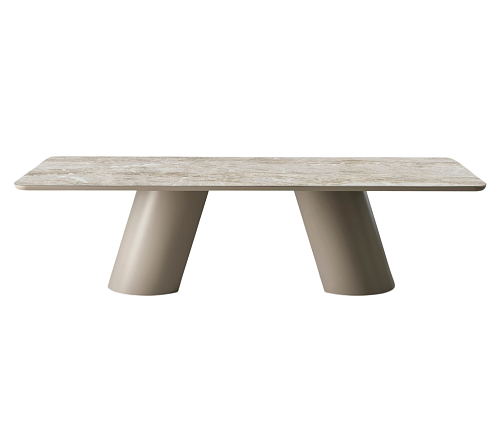 Altea beige eettafel met keramisch blad