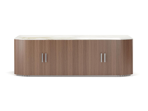 Bruce hout en marmeren dressoir